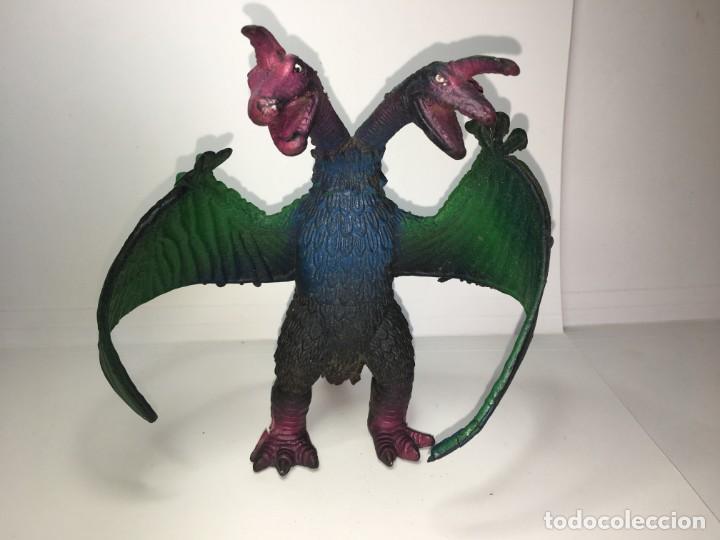 Figuras de goma y PVC: FIGURA DRAGON DE DOS CABEZAS - Foto 1