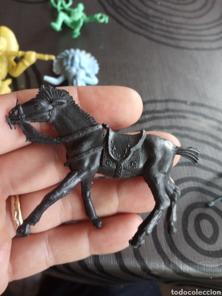 Figuras de goma y PVC: LOTE OESTE VAQUEROS INDIOS Y CABALLOS,MAYOR&Iacute;A COMANSI - Foto 12