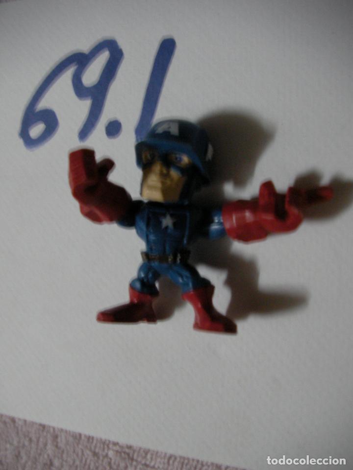 Rubber and PVC Figures: FIGURA DIBUJOS ANIMADOS CAPITAN AMERICA - ENVIO INCLUIDO A ESPA&Ntilde;A