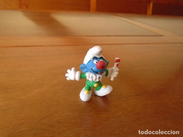 Figuras de Goma y PVC: PITUFO PAYASO SCHELICH 1977 PEYO HONG KONG