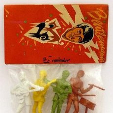 Figuras de Goma y PVC: LOS BEATLES, SOLDADITOS PLASTICOS AÑOS 60TAS EN BOLSA BEATLEMANIA MARK EMIROBER