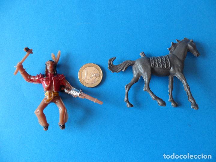 Figuras de goma y PVC: Indio a Caballo COMANSI - A&ntilde;os 70 - Foto 9