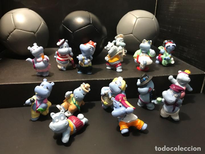 Figuras de goma Kinder: LOTE 15 HIPOPOTAMOS KINDER - Foto 1