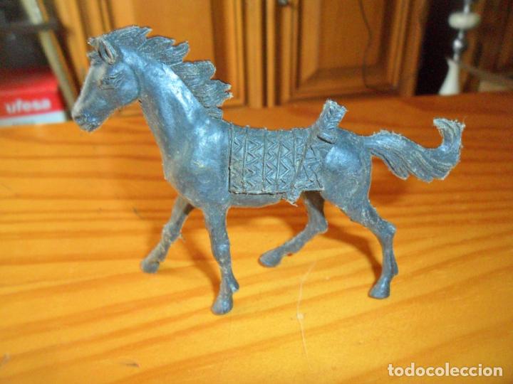 Figuras de goma y PVC: CABALLO INDIOS Y VAQUEROS - FIGURA 60S - Foto 1