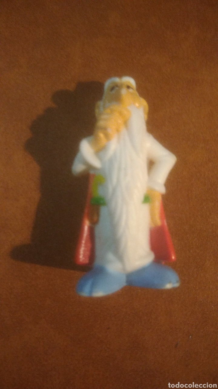 Figuras de goma y PVC: ASTERIX. Druida del poblado. Grabado Uderzzo. - Foto 1