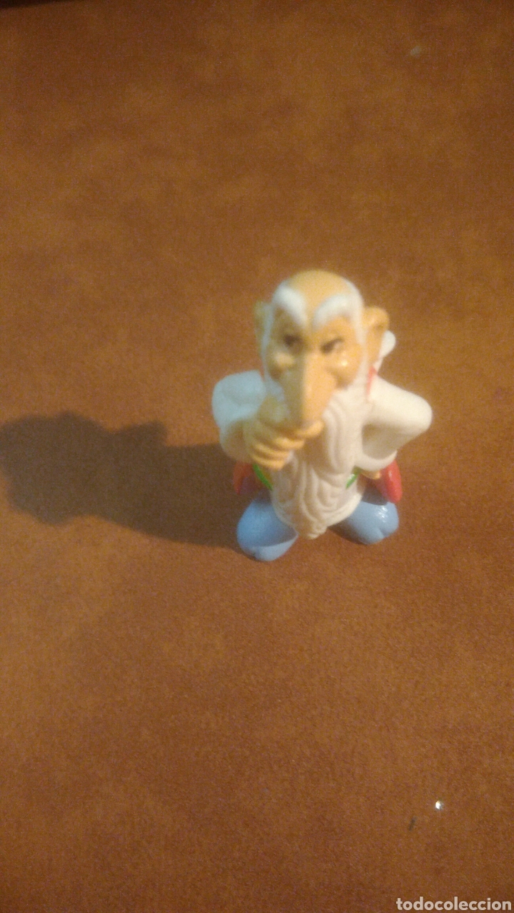 Figuras de goma y PVC: ASTERIX. Druida del poblado. Grabado Uderzzo. - Foto 2