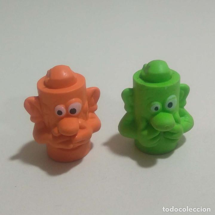 Figuras de Goma Kinder: kinder goma mu&ntilde;ecos dedo lapiz figuras totem