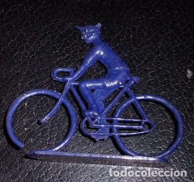 Figuras de goma y PVC: CICLISTA MONTAPLEX, DE PL&Aacute;STICO DURO - Foto 1