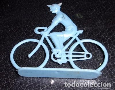 Figuras de goma y PVC: CICLISTA MONTAPLEX, DE PL&Aacute;STICO DURO - Foto 1