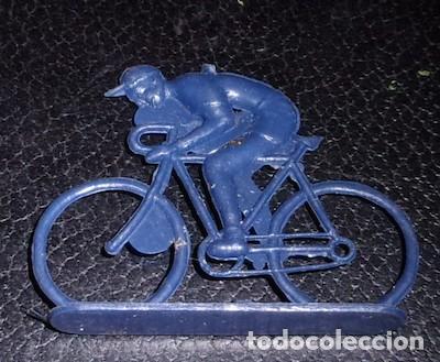Figuras de goma y PVC: CICLISTA MONTAPLEX, DE PL&Aacute;STICO DURO - Foto 1