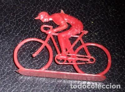 Figuras de goma y PVC: CICLISTA MONTAPLEX, DE PL&Aacute;STICO DURO - Foto 1