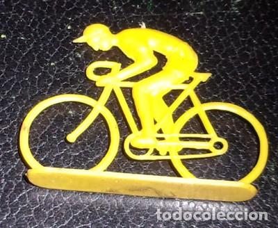 Figuras de goma y PVC: CICLISTA MONTAPLEX, DE PL&Aacute;STICO DURO - Foto 1