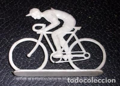 Figuras de goma y PVC: CICLISTA MONTAPLEX, DE PL&Aacute;STICO DURO - Foto 1