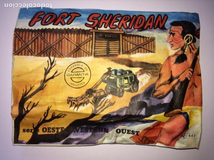 Figuras de Goma y PVC: SOBRE MONTAPLEX N&ordm; 447 FORT SHERIDAN - SOBRE CERRADO