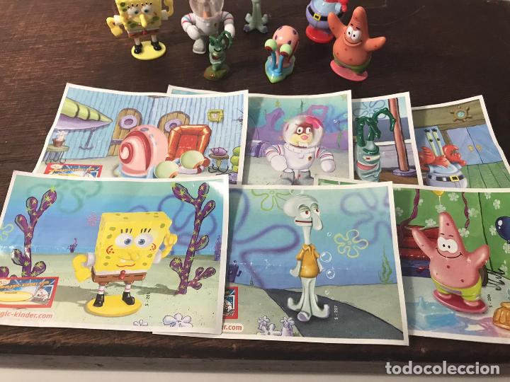 Figuras de goma Kinder: KINDER - BOB ESPONJA - COMPLETA (C8) - Foto 2