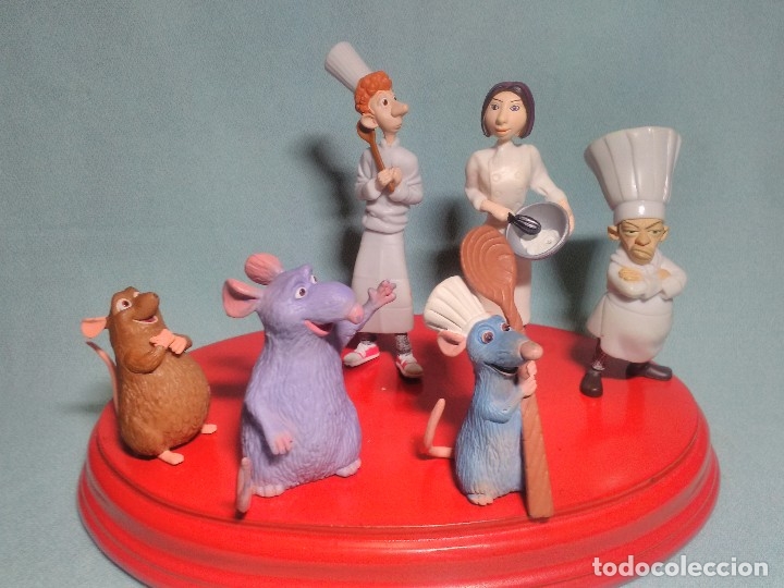 6 Figuras De Ratatouille De Disney En Goma Pv Sold Through Direct Sale