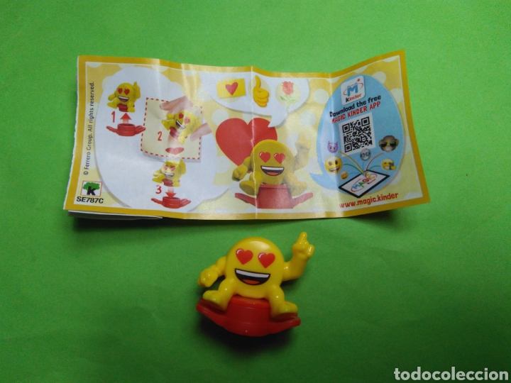 Figuras de goma Kinder: KINDER 2018 - EMJOI - SE787C - Foto 1