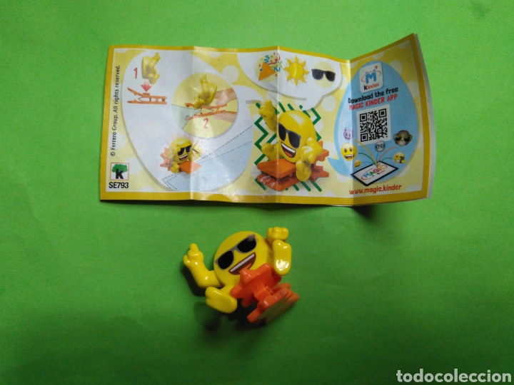 Figuras de goma Kinder: KINDER 2018 - EMJOI - SE793 - Foto 1