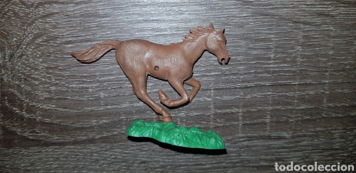 Figuras de Goma y PVC: Antigua figura caballo del oeste indios americanos años 70/80 plástico duro - Foto 1 - 135546801