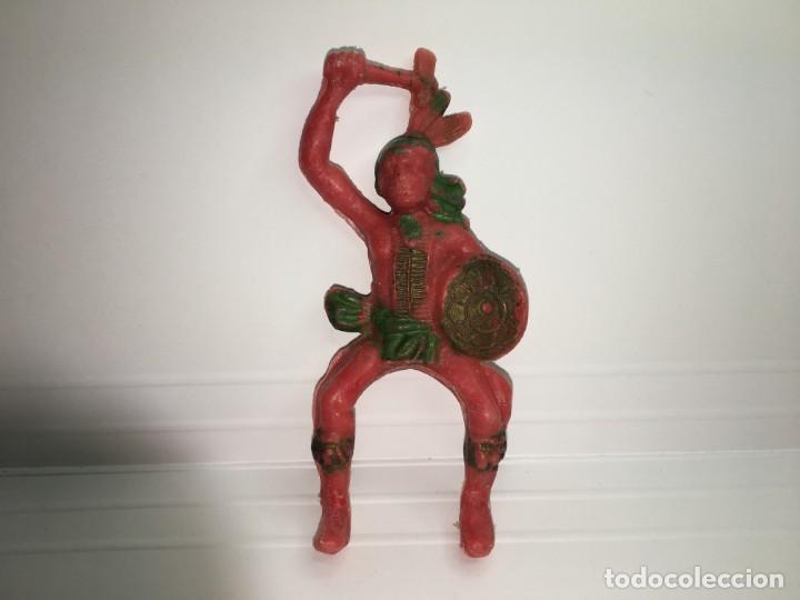 Figuras de goma y PVC: FIGURA INDIO COPIA DE  ELASTOLIN - Foto 1