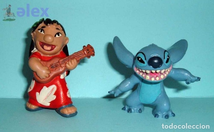 Rubber and PVC Figures: LILO Y STICH - BULLYLAND