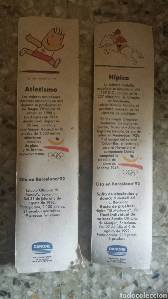 Figuras de goma y PVC: PROMOCIONAL COBI DANONE OLIMPIADAS - Foto 3