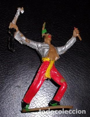 Figuras de goma y PVC: FIGURA DEL OESTE, INDIO, DE COMANSI - Foto 1