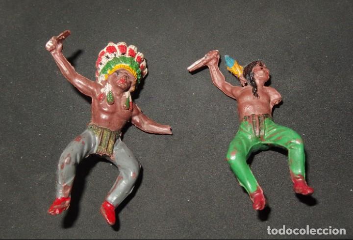 Figuras de goma y PVC: INDIOS,GOMA.PECH,DEFECTUOSOS - Foto 1