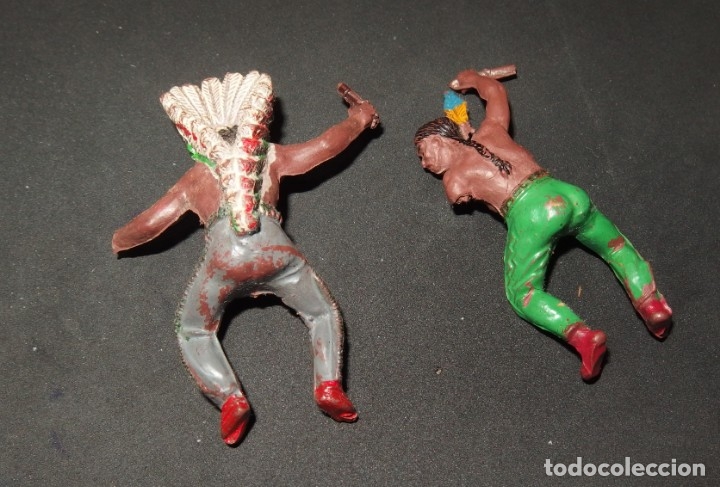 Figuras de goma y PVC: INDIOS,GOMA.PECH,DEFECTUOSOS - Foto 2