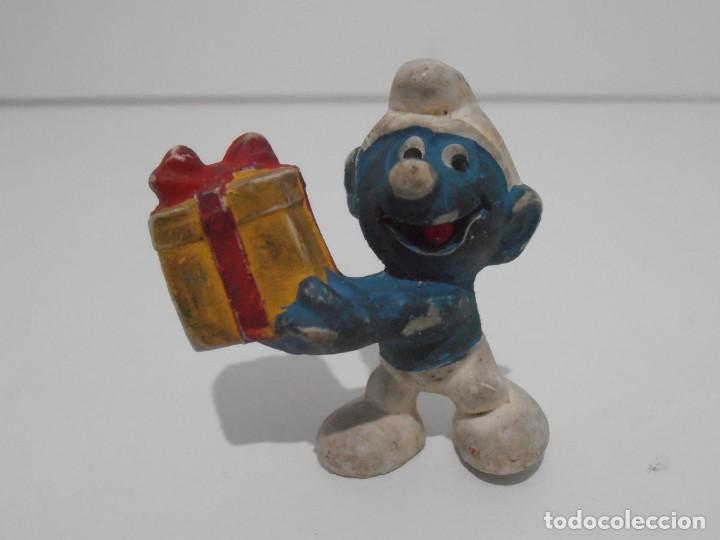 Figuras de Goma y PVC: PITUFO PVC CON REGALO PEQUE&Ntilde;O, SMURF