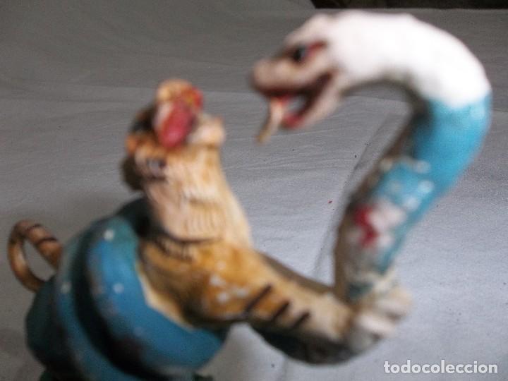 Figuras de goma y PVC: tigre luchando con serpiente - Foto 6