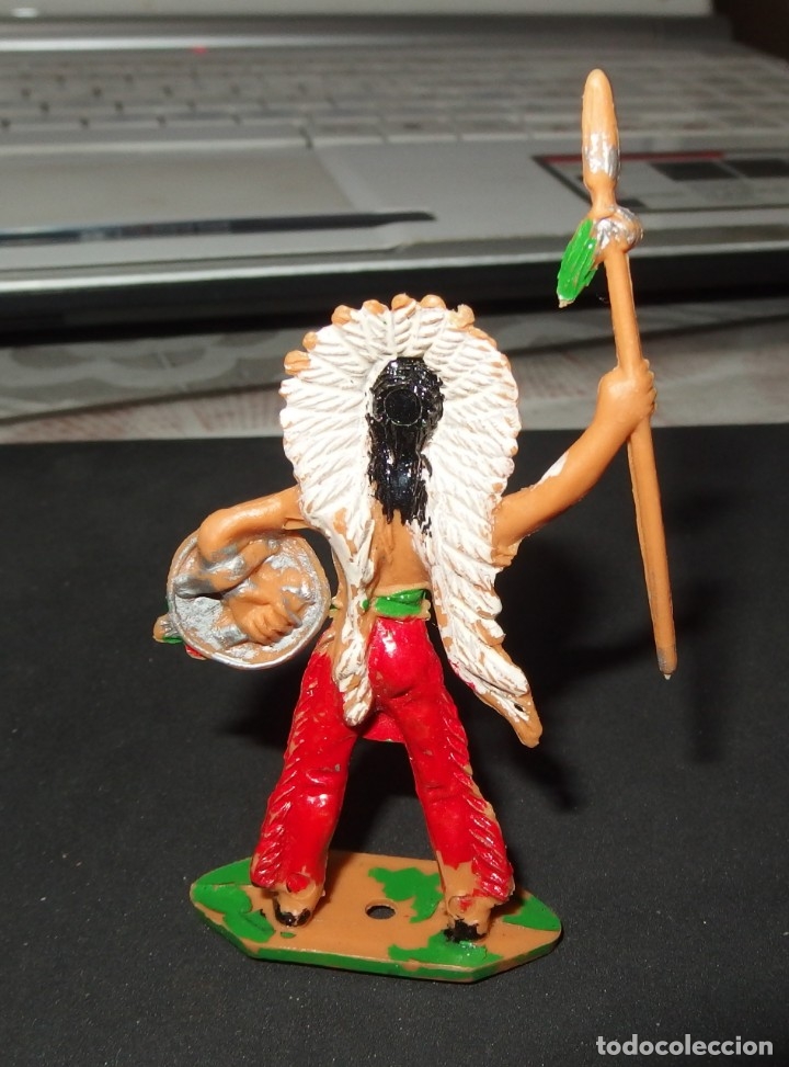 Figuras de goma y PVC: JEFE INDIO DE COMANSI,A&Ntilde;OS 70 - Foto 2
