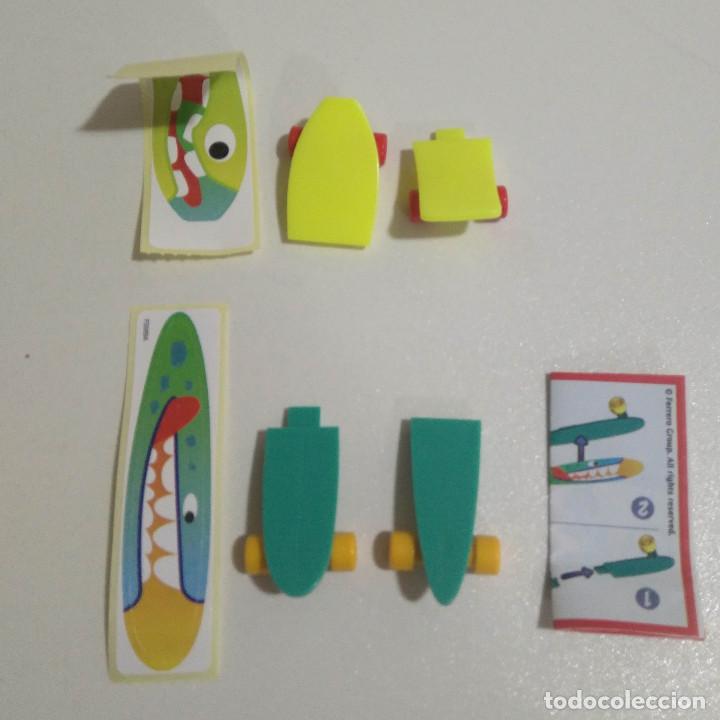 Figuras de Goma Kinder: leer*** kinder skate patin skateboard patinete ferrero