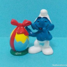 Figuras de Goma y PVC: PITUFO - ORIGINAL SCHLEICH - COLECCIÓN PASCUA. Lote 140273666