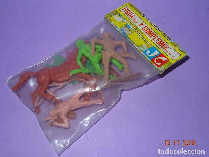 Figuras de goma y PVC: Antigua Bolsa de Figuras y Complementos de JECSAN sin Abrir - Foto 2