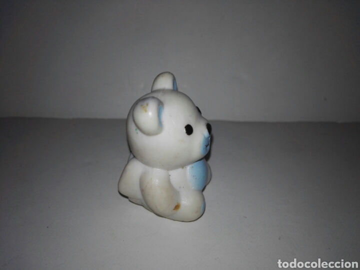 Figuras de goma y PVC: Figure White Sitting Bear PVC - Foto 2