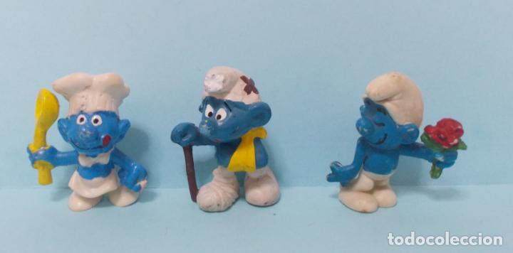 Figuras de goma y PVC: LOTE DE PITUFOS - BOOTLEG - SPAIN - Foto 1