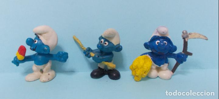 Figuras de goma y PVC: LOTE DE PITUFOS - BOOTLEG - SPAIN - Foto 1