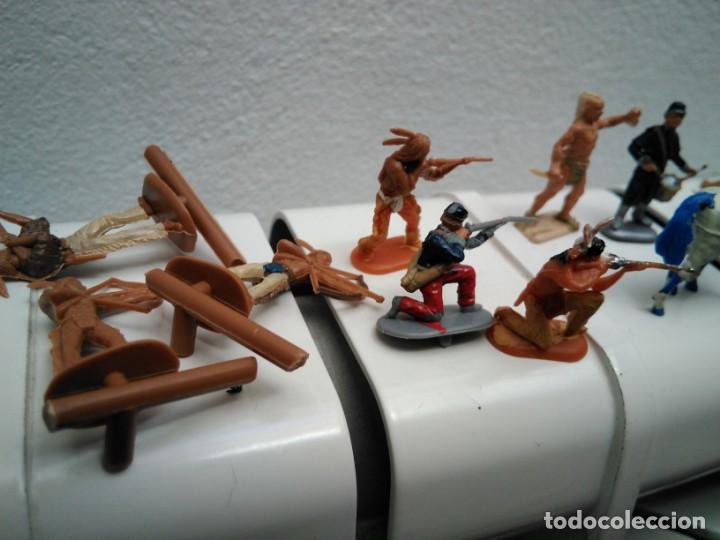 Figuras de goma y PVC: soldaditos: 11 &iacute;ndios - yankees, (2,5 cm) - Foto 2