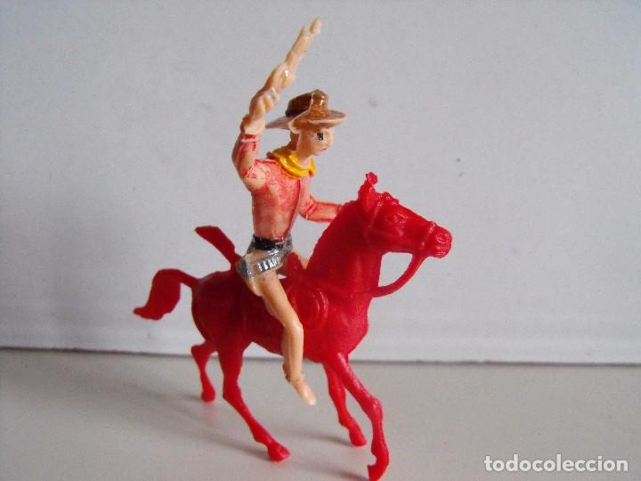 Figuras de goma y PVC: COMANSI. Vaquero a caballo. Oeste. - Foto 1
