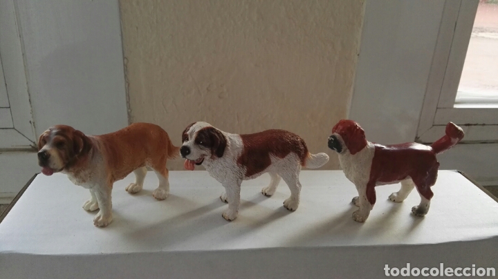 figuras perros san bernardo - Compra venta en todocoleccion