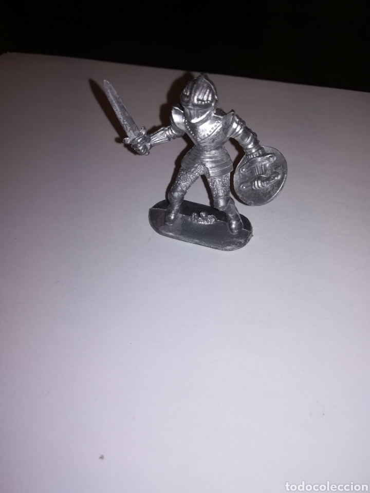 Figure di Gomma e PVC: FIGURA DE PLASTICO GUERRERO MEDIEVAL JEAN MADE IN GERMANY
