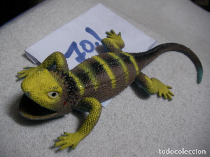 Figuras de goma y PVC: LAGARTO GRANDE LISTADO - Foto 1