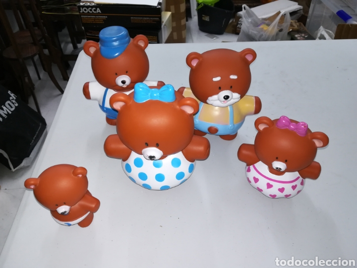 Figuras de goma y PVC: FAMILIA OSA FIGURAS DE PVC OSOS OSITOS ENRLAG