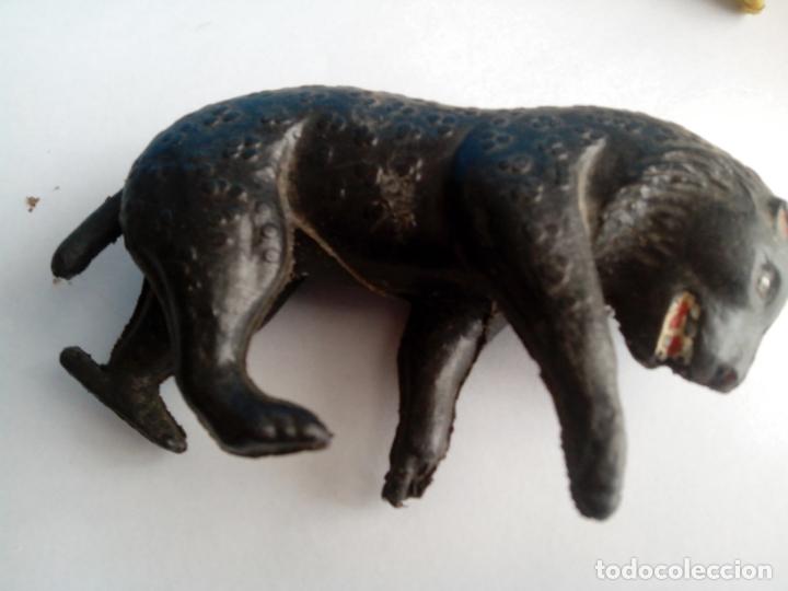Figuras de goma y PVC: leon pantera tigre figuras de plastico escala madelman - Foto 4