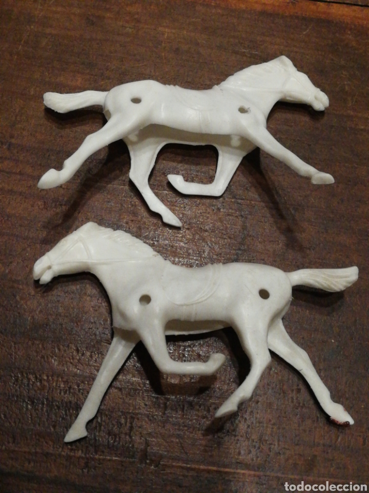 Figuras de goma y PVC: CONJUNTO CABALLOS PVC COMANSI, ???. - Foto 1