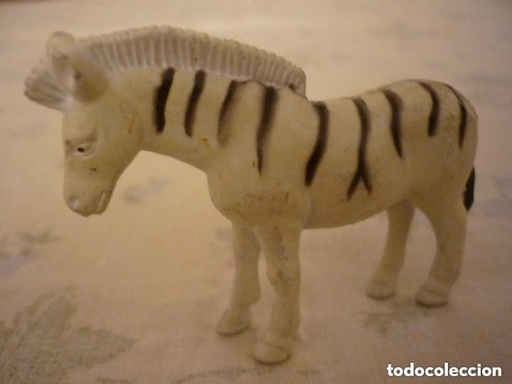Figuras de Borracha e PVC: Figura cebra - 5 cm