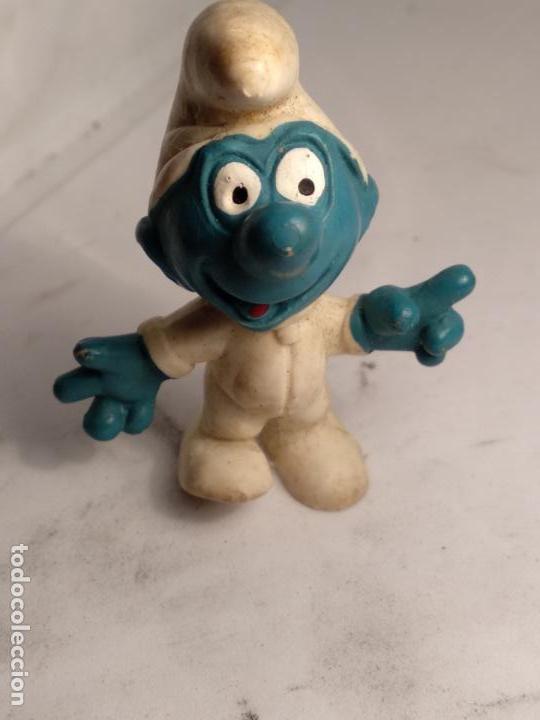Figuras de goma y PVC: PITUFO los pitufos beb&eacute; peyo germany - Foto 1
