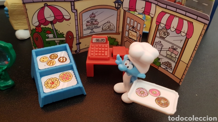 Figuras de goma Kinder: Pitufos Kinder McDonalds Burger King - Foto 3