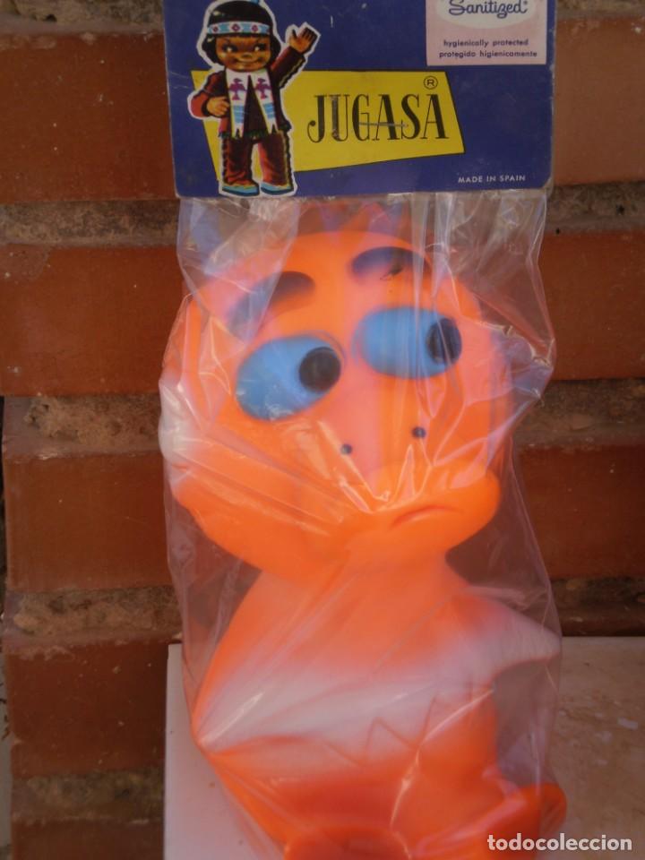 Figuras de Goma y PVC: MU&Ntilde;ECO DE GOMA LATEX CON SILBATO , SERIE ANIMALITOS , JUGASA ( MADE IN SPAIN ) , A&Ntilde;OS 70/80